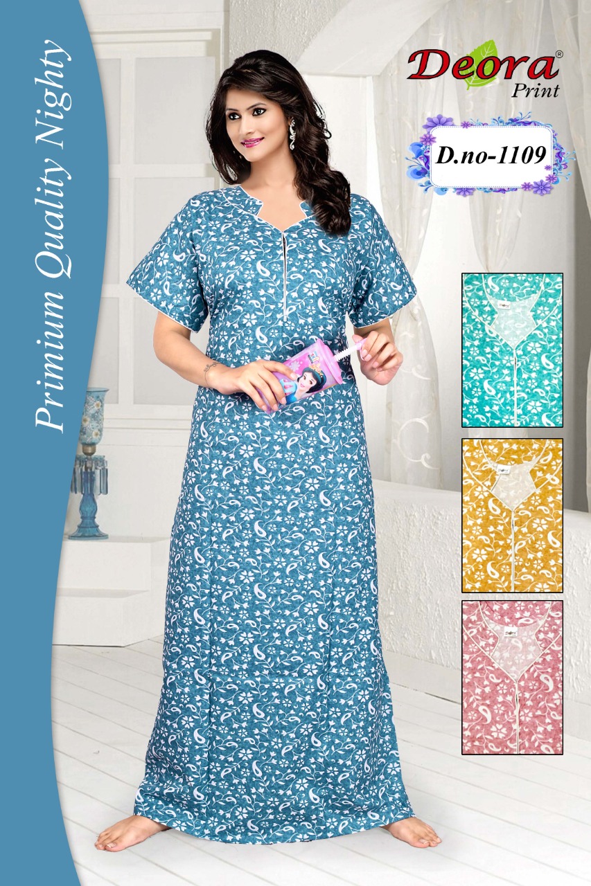 Deora Print collection: Pure Cotton Nighties