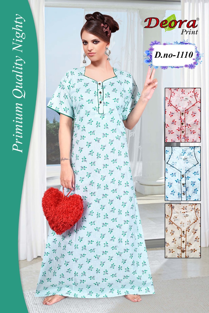 Deora Print collection: Pure Cotton Nighties