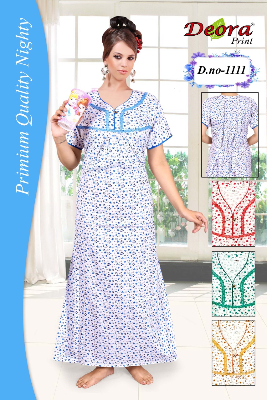 Deora Print collection: Pure Cotton Nighties