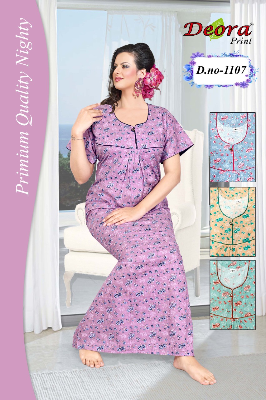 Deora Print collection: Pure Cotton Nighties