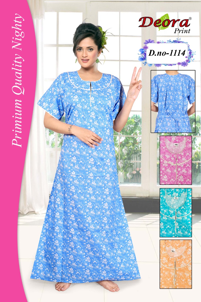Deora Print collection: Pure Cotton Nighties