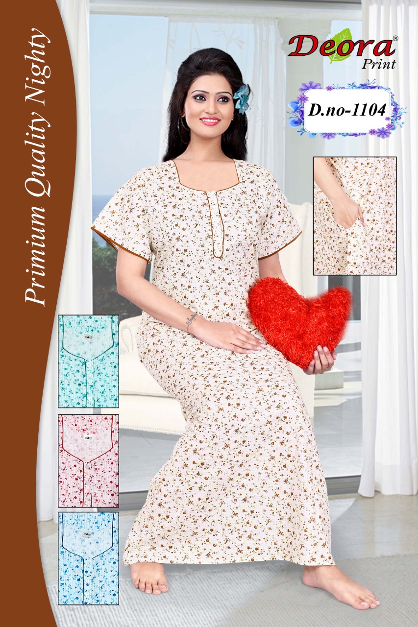 Deora Print collection: Pure Cotton Nighties