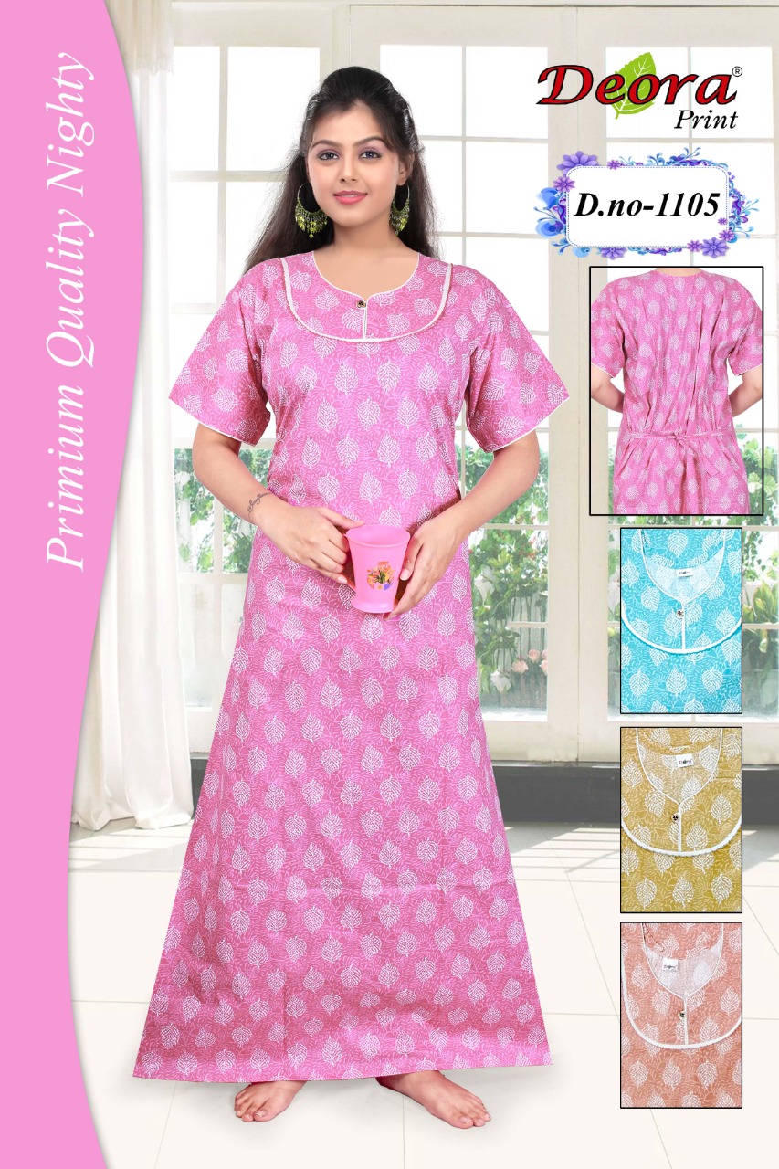 Deora Print collection: Pure Cotton Nighties