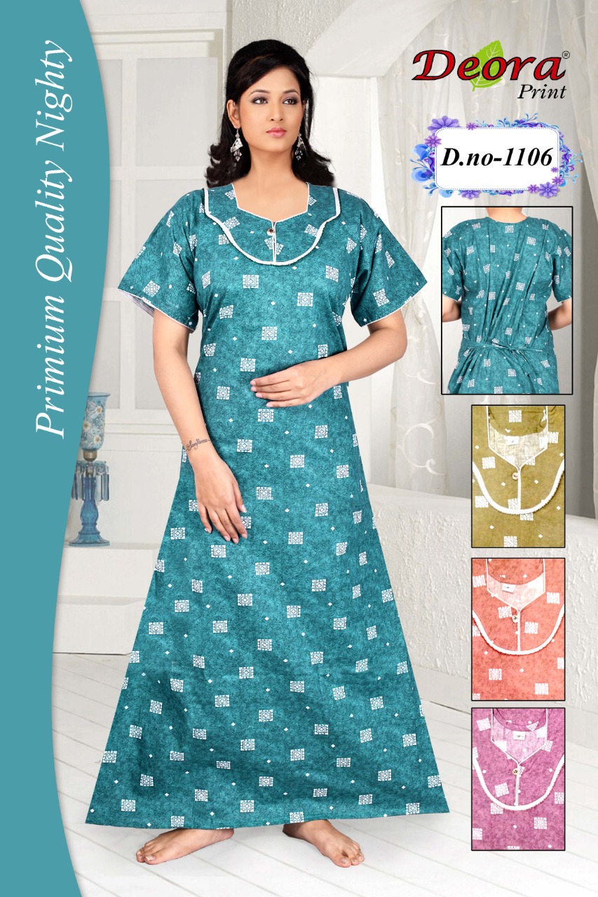 Deora Print collection: Pure Cotton Nighties