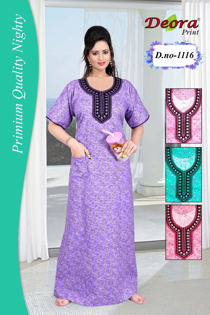 Deora Print collection: Pure Cotton Nighties