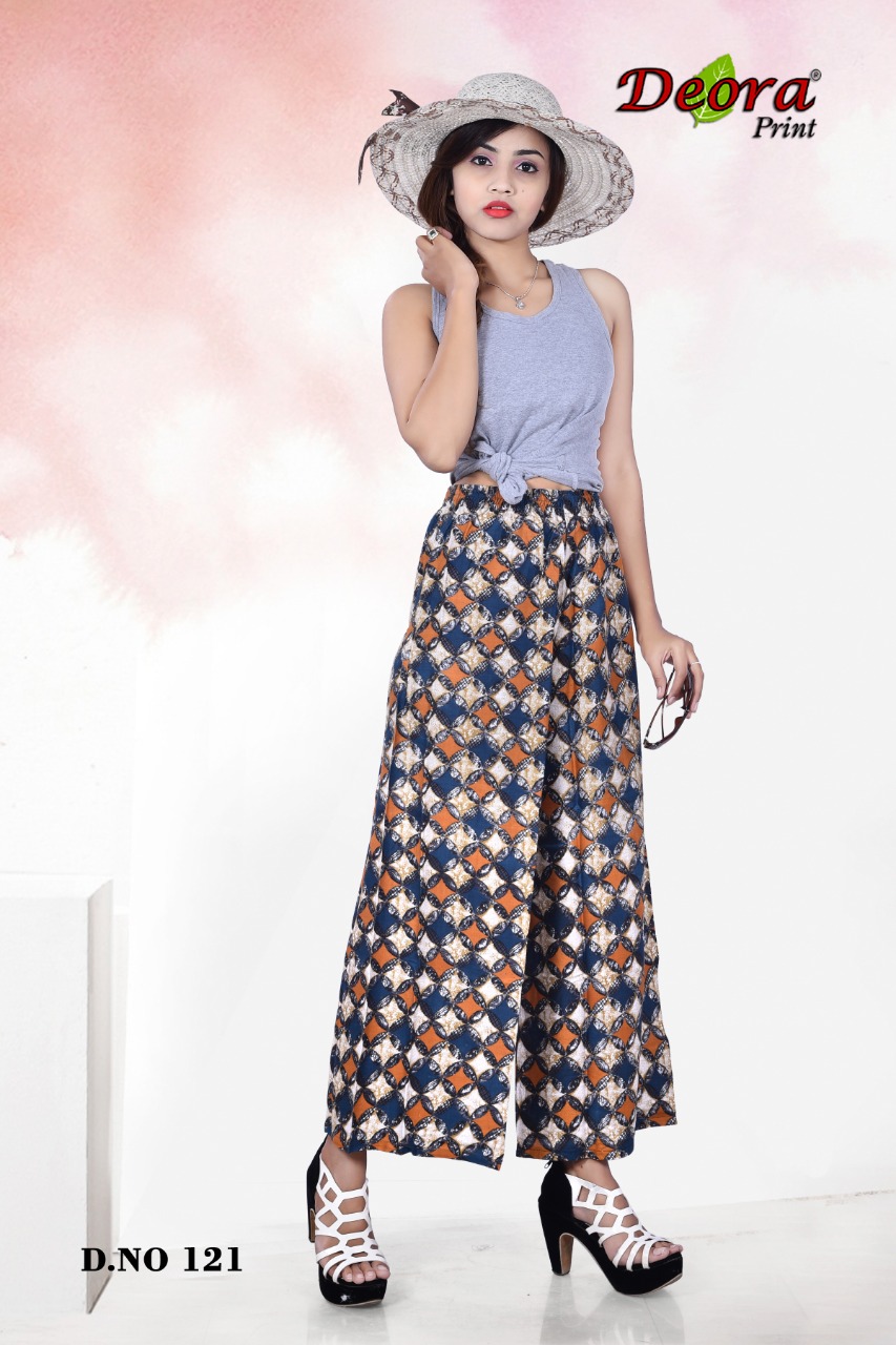 Deora Print collection: Rayon Printed Palazzos