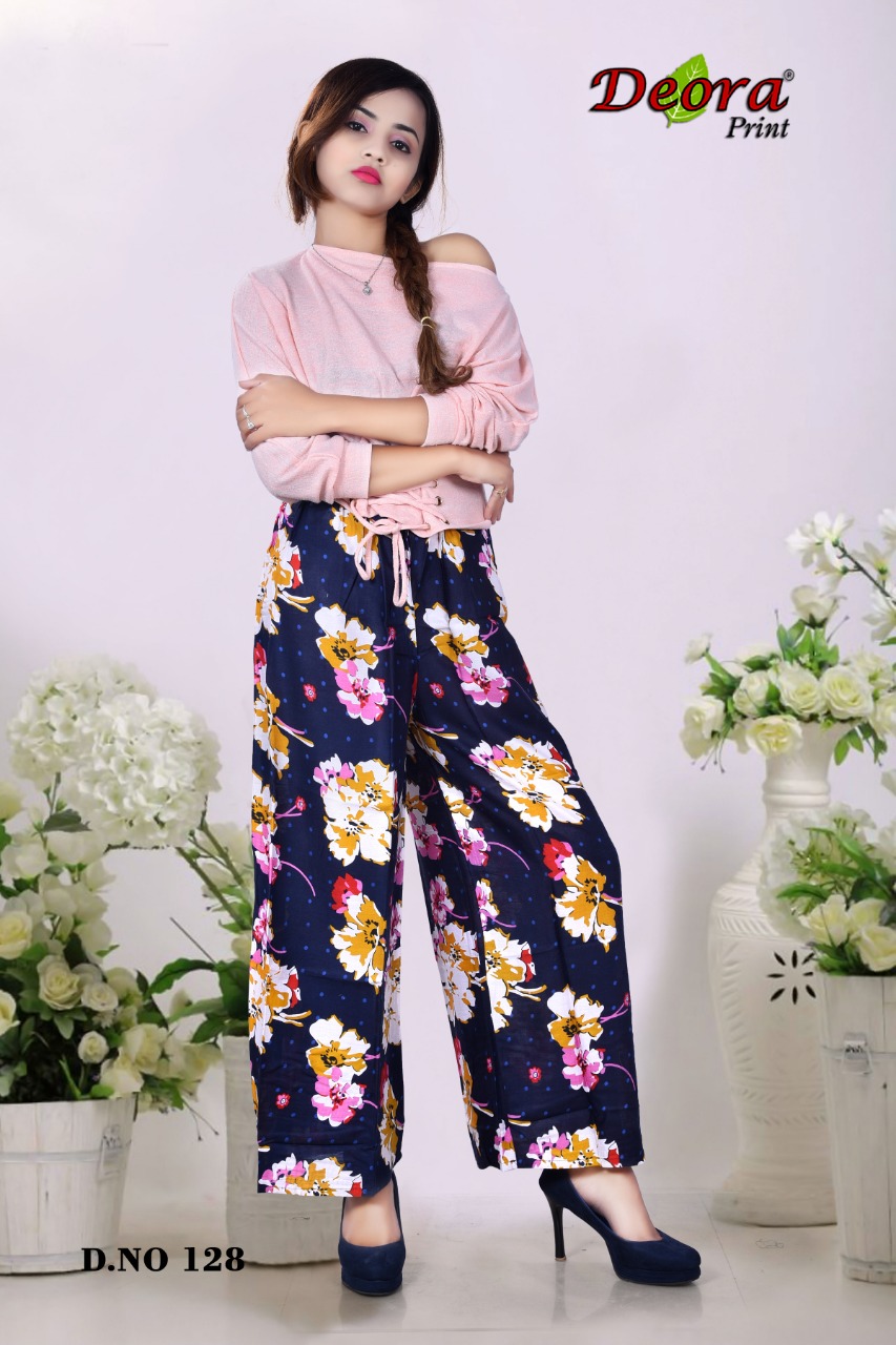 Deora Print collection: Rayon Printed Palazzos